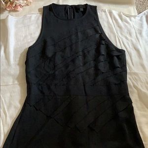 Banana Republic Black Ruffled Tank Top